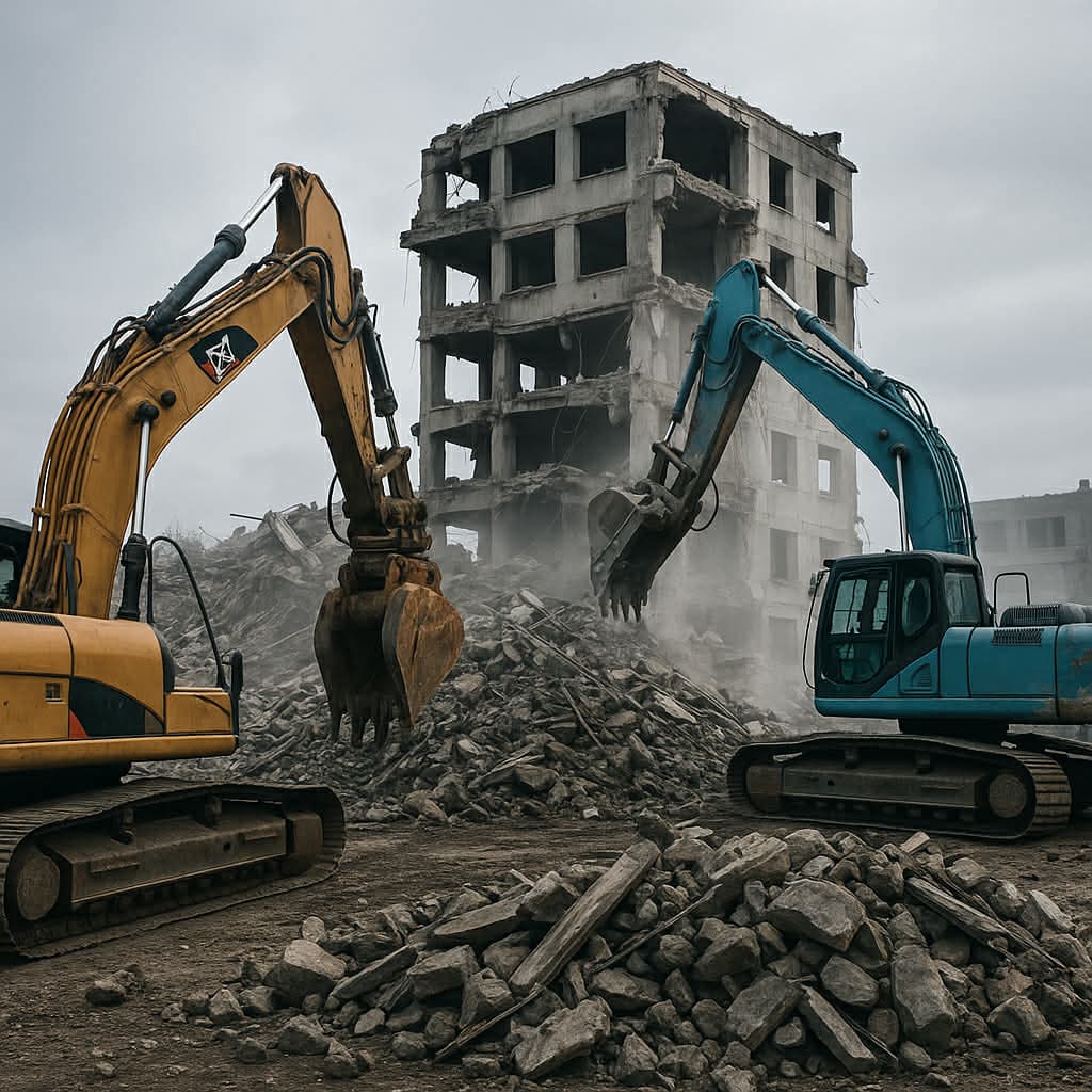 Demolácie – od menších objektov po továrne