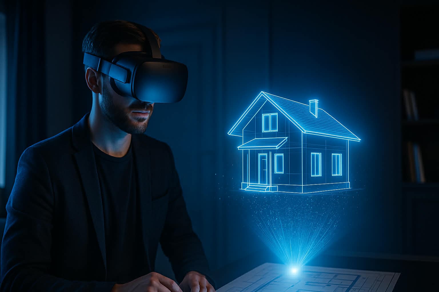 VR prehliadka stavebného a demolačného projektu